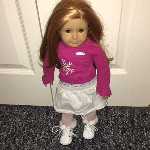 American Girl Doll complete skating outfit